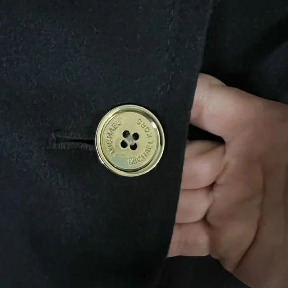 Michael Kors hooded peacoat with belt - Picture 4 of 4